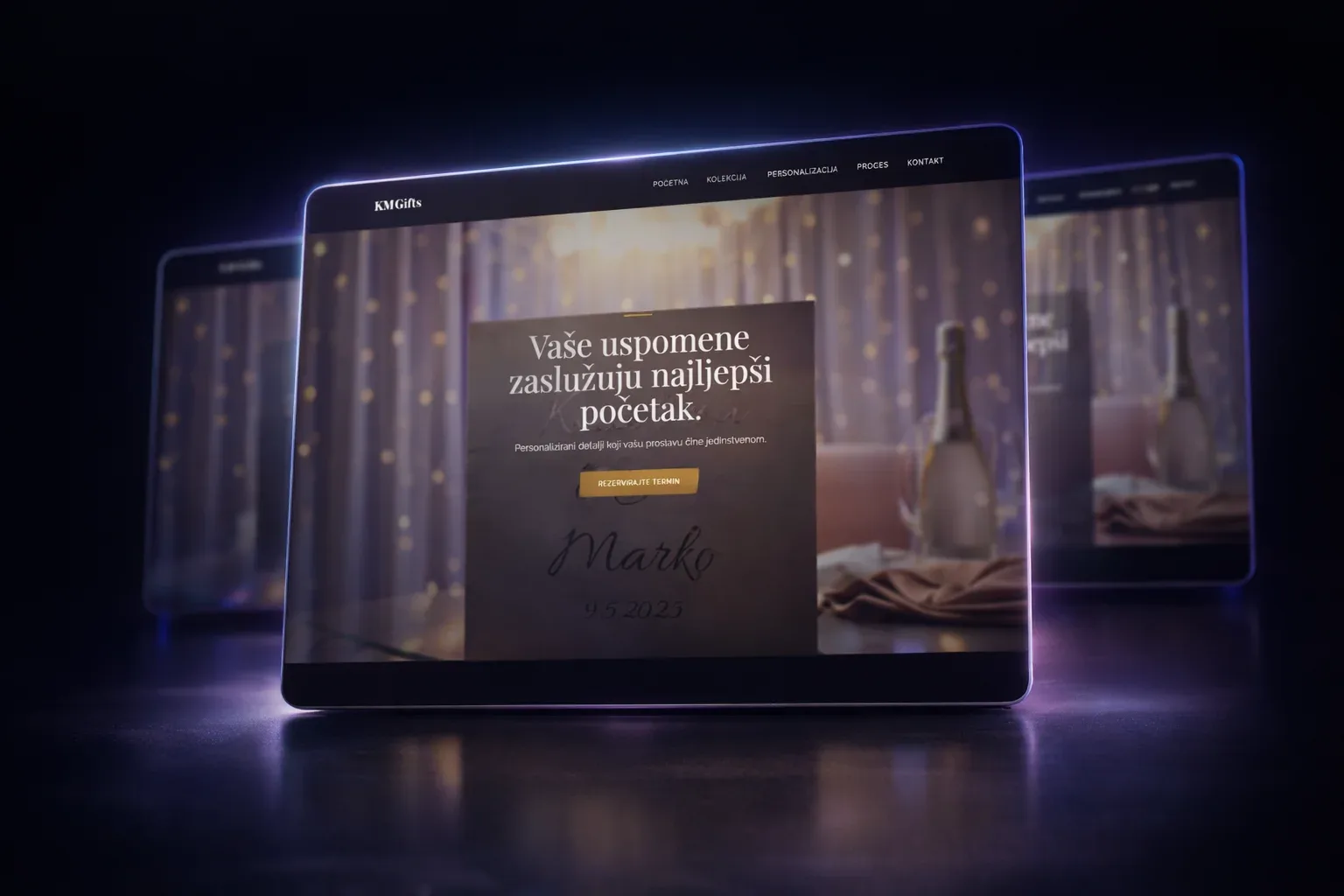 Gifts by KM – landingsside og udvikling for en gavebutik