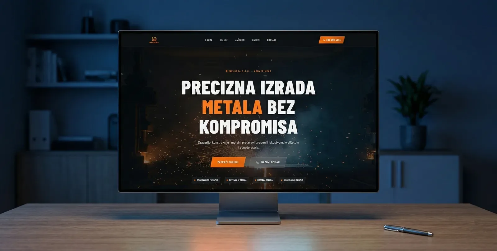 Weldora – branding, landingsside og udvikling